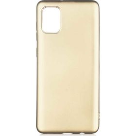 Tekno Grup Samsung Galaxy A31 Mat Premium Gold Silikon Cep Telefonu Kılıf
