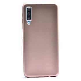 Tekno Grup Samsung Galaxy A50 Mat Premium Gold Silikon Kılıf