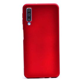 Tekno Grup Samsung Galaxy A50 Mat Premium Kırmızı Silikon Kılıf