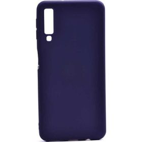 Tekno Grup Samsung Galaxy A7 2018 Mat Premium Lacivert Silikon Kılıf