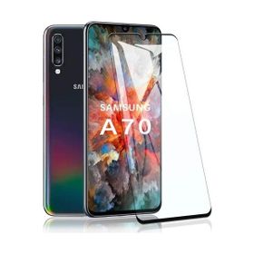 Tekno Grup Samsung Galaxy A70 Tam Kaplayan 5D Şeffaf Cam Ekran Koruyucu