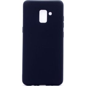 Tekno Grup Samsung Galaxy A8 Plus Mat Premium Siyah Silikon Kılıf
