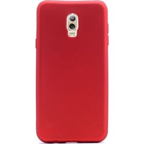 Tekno Grup Samsung Galaxy C8 Mat Premium Kırmızı Silikon Kılıf