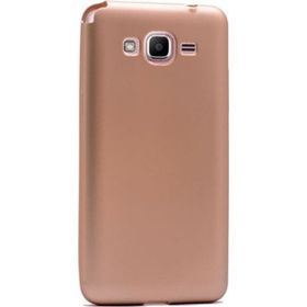Tekno Grup Samsung Galaxy Grand Prime Mat Premium Gold Silikon Kılıf