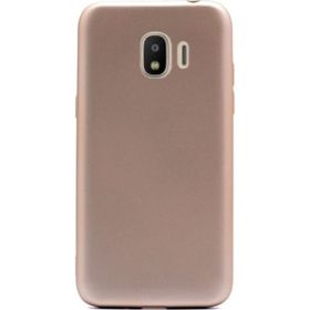 Tekno Grup Samsung Galaxy J2 Core Mat Premium Gold Silikon Kılıf