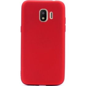 Tekno Grup Samsung Galaxy J2 Core Mat Premium Kırmızı Silikon Kılıf