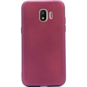 Tekno Grup Samsung Galaxy J2 Mat Premium Bordo Silikon Kılıf