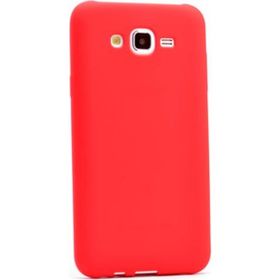 Tekno Grup Samsung Galaxy J2 Mat Premium Kırmızı Silikon Kılıf