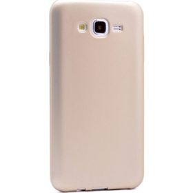Tekno Grup Samsung Galaxy J5 Mat Premium Gold Silikon Kılıf