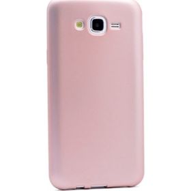 Tekno Grup Samsung Galaxy J5 Mat Premium Rose Silikon Kılıf