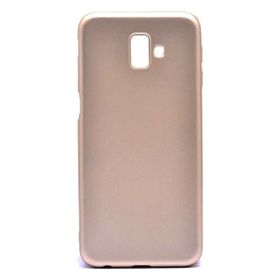 Tekno Grup Samsung Galaxy J6 Mat Premium Gold Silikon Kılıf