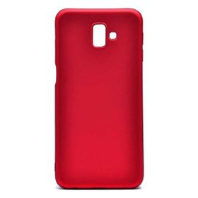 Tekno Grup Samsung Galaxy J6 Mat Premium Kırmızı Silikon Kılıf