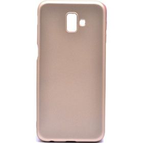 Tekno Grup Samsung Galaxy J6 Plus Mat Premium Gold Silikon Kılıf
