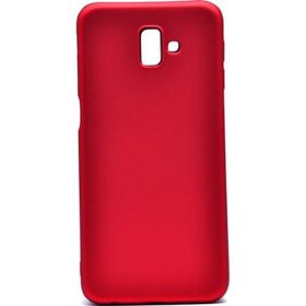Tekno Grup Samsung Galaxy J6 Plus Mat Premium Kırmızı Silikon Kılıf