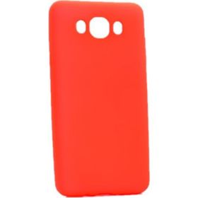 Tekno Grup Samsung Galaxy J7 2016 Mat Premium Kırmızı Silikon Kılıf