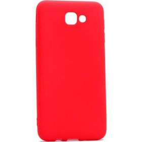 Tekno Grup Samsung Galaxy J7 Prime Mat Premium Kırmızı Silikon Kılıf