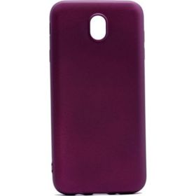Tekno Grup Samsung Galaxy J7 Pro Mat Premium Bordo Silikon Kılıf