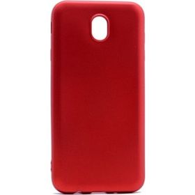 Tekno Grup Samsung Galaxy J7 Pro Mat Premium Kırmızı Silikon Kılıf