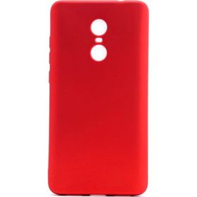 Tekno Grup Samsung Galaxy Note 4 Mat Premium Kırmızı Silikon Kılıf