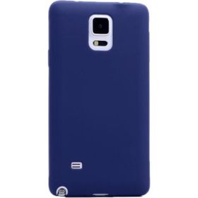 Tekno Grup Samsung Galaxy Note 4 Mat Premium Lacivert Silikon Kılıf