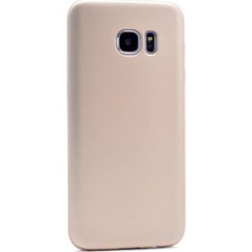 Tekno Grup Samsung Galaxy Note 5 Mat Premium Gold Silikon Kılıf