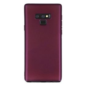Tekno Grup Samsung Galaxy Note 9 Mat Premium Bordo Silikon Kılıf
