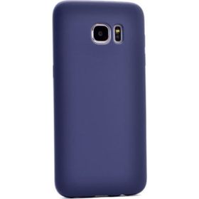 Tekno Grup Samsung Galaxy S7 Mat Premium Lacivert Silikon Kılıf