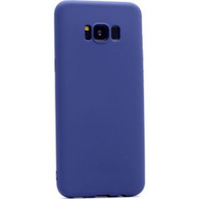 Tekno Grup Samsung Galaxy S8 Mat Premium Lacivert Silikon Kılıf