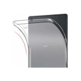 Tekno Grup Samsung Galaxy Tab A7 10.4'' T500 2020 Darbe Emici Şeffaf Cam Ekran Koruyucu Silikon Cep Telefonu Kılıf