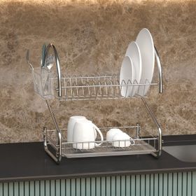 Tekno-Tel 2 Katlı Modüler Krom Bulaşıklık
