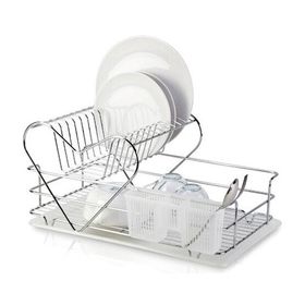 Tekno-Tel 32x49x25 cm Dikdörtgen 2 Katlı Metal Tabaklık