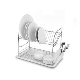 Tekno-Tel 44x27x34.5 cm Dikdörtgen 2 Katlı Metal Tabaklık