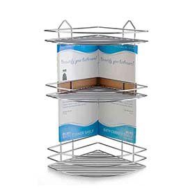 Tekno-Tel BK003 Üç Katlı Köşe Rafı