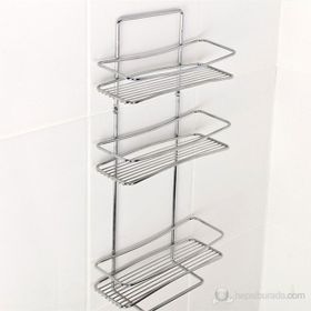 Tekno-Tel BK006 Üç Katlı Köşe Rafı