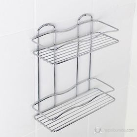 Tekno-Tel BK012 İki Katlı Banyo Rafı