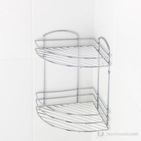Tekno-Tel BK032 İki Katlı Köşe Rafı