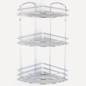 Tekno-Tel BK033 Üç Katlı Köşe Rafı