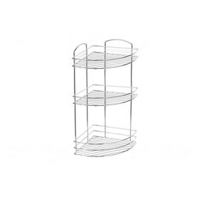 Tekno-Tel BK033 Üç Katlı Köşe Rafı