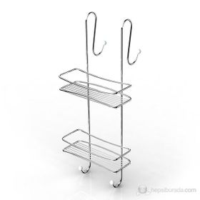 Tekno-Tel BK062 İki Katlı Köşe Rafı