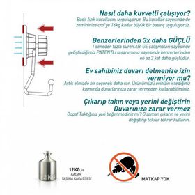 Tekno-Tel DM.282 Yedekli Vakumlu Tuvalet Kağıtlığı
