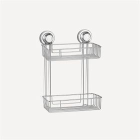 Tekno-Tel DM256 Vakumlu İki Katlı Banyo Rafı