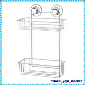 Tekno-Tel DM256 Vakumlu İki Katlı Banyo Rafı