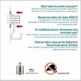 Tekno-Tel DM257 Vakumlu İki Katlı Köşe Rafı