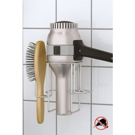 Tekno-Tel DM262 Vakumlu Mat Siyah Fön Askısı