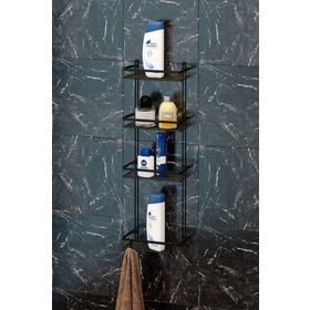 Tekno-Tel ES060H Siyah Banyo Rafı