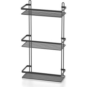 Tekno-Tel ES065 3 Katlı Siyah Banyo Rafı