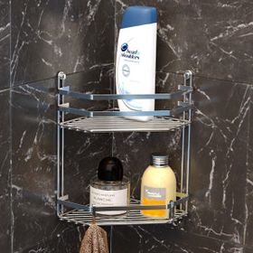 Tekno-Tel ES075H Krom 2 Katlı Banyo Rafı