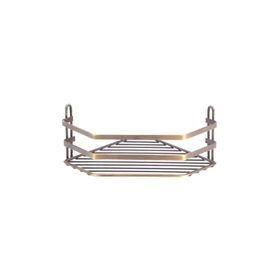 Tekno-Tel ES077 Tek Katlı Banyo Köşe Rafı