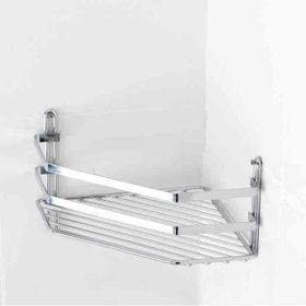 Tekno-Tel ES077 Tek Katlı Banyo Köşe Rafı