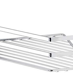 Tekno-Tel ES077 Tek Katlı Banyo Köşe Rafı
